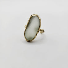 Load image into Gallery viewer, READY TO SHIP Seaglass Solid Gold Ring - Solid 9k Gold FJD$ - Adorn Pacific - All Products
