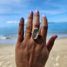 Load image into Gallery viewer, READY TO SHIP Seaglass Solid Gold Ring - Solid 9k Gold FJD$ - Adorn Pacific - All Products