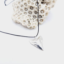 Load image into Gallery viewer, READY TO SHIP - Shark Tooth Necklace - 925 Sterling Silver & Nylon FJD$ - Adorn Pacific - Necklaces
