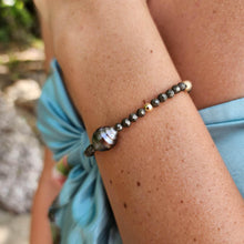 Load image into Gallery viewer, READY TO SHIP Civa Fiji Saltwater Pearl & Natural Stone Bracelet - 14k Gold Fill & 14k Solid Gold FJD$ - Adorn Pacific - All Products