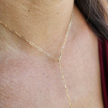 Load image into Gallery viewer, CONTACT US TO RECREATE THIS SOLD OUT STYLE Triple Graded Pearl Charm Lariat Y-Necklace - 14k Gold Fill FJD$