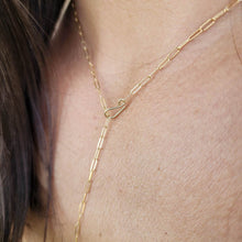 Load image into Gallery viewer, CONTACT US TO RECREATE THIS SOLD OUT STYLE Triple Graded Pearl Charm Lariat Y-Necklace - 14k Gold Fill FJD$