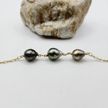 Load image into Gallery viewer, READY TO SHIP Civa Fiji Triple Saltwater Pearl Bracelet - 14k Gold Fill FJD$ - Adorn Pacific - All Products