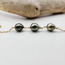 Load image into Gallery viewer, READY TO SHIP Civa Fiji Triple Saltwater Pearl Bracelet - 14k Gold Fill FJD$ - Adorn Pacific - All Products