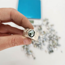 Load image into Gallery viewer, READY TO SHIP - Unisex Fiji Keshi Pearl Ring - 925 Sterling Silver FJD$ - Adorn Pacific - Rings
