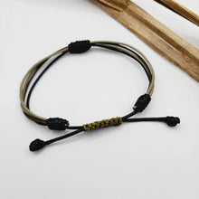 Load image into Gallery viewer, READY TO SHIP Unisex Leather & Nylon Bracelet - FJD$ - Adorn Pacific - All Products