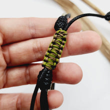 Load image into Gallery viewer, READY TO SHIP Unisex Leather & Nylon Bracelet - FJD$ - Adorn Pacific - All Products