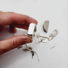 Load image into Gallery viewer, READY TO SHIP - Unisex Signet Ring - 925 Sterling Silver FJD$ - Adorn Pacific - Rings