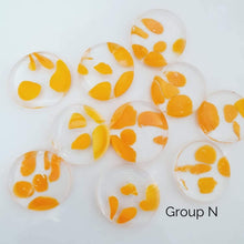 Load image into Gallery viewer, CONTACT US TO RECREATE THIS SOLD OUT STYLE Adorn Pacific x Hot Glass Earrings with Monstera Mother of Pearl Shell- FJD$ - Adorn Pacific - Earrings