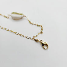 Load image into Gallery viewer, CHOOSE A COLOUR Cowrie Shell & Glass Bead Double Chain Bracelet in 14k Gold Fill - FJD$ - Adorn Pacific - All Products