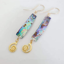 Load image into Gallery viewer, CONTACT US TO RECREATE THIS SOLD OUT STYLE Abalone Shell & Charm Earrings - 925 Sterling Silver or 18k Gold Vermeil FJD$ - Adorn Pacific - Earrings