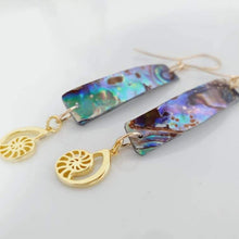 Load image into Gallery viewer, CONTACT US TO RECREATE THIS SOLD OUT STYLE Abalone Shell & Charm Earrings - 925 Sterling Silver or 18k Gold Vermeil FJD$ - Adorn Pacific - Earrings