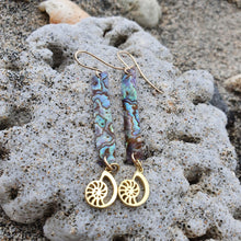 Load image into Gallery viewer, CONTACT US TO RECREATE THIS SOLD OUT STYLE Abalone Shell & Charm Earrings - 925 Sterling Silver or 18k Gold Vermeil FJD$ - Adorn Pacific - Earrings