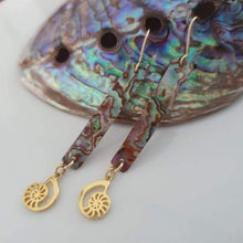 Load image into Gallery viewer, CONTACT US TO RECREATE THIS SOLD OUT STYLE Abalone Shell & Charm Earrings - 925 Sterling Silver or 18k Gold Vermeil FJD$ - Adorn Pacific - Earrings