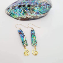 Load image into Gallery viewer, CONTACT US TO RECREATE THIS SOLD OUT STYLE Abalone Shell & Charm Earrings - 925 Sterling Silver or 18k Gold Vermeil FJD$ - Adorn Pacific - Earrings