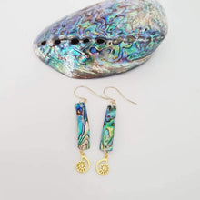 Load image into Gallery viewer, CONTACT US TO RECREATE THIS SOLD OUT STYLE Abalone Shell & Charm Earrings - 925 Sterling Silver or 18k Gold Vermeil FJD$ - Adorn Pacific - Earrings