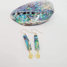 Load image into Gallery viewer, CONTACT US TO RECREATE THIS SOLD OUT STYLE Abalone Shell & Charm Earrings - 925 Sterling Silver or 18k Gold Vermeil FJD$ - Adorn Pacific - Earrings