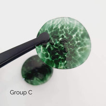 Load image into Gallery viewer, CONTACT US TO RECREATE THIS SOLD OUT STYLE Adorn Pacific x Hot Glass Earrings with Monstera Mother of Pearl Shell- FJD$ - Adorn Pacific - Earrings