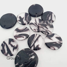 Load image into Gallery viewer, CONTACT US TO RECREATE THIS SOLD OUT STYLE Adorn Pacific x Hot Glass Earrings with Monstera Mother of Pearl Shell- FJD$ - Adorn Pacific - Earrings