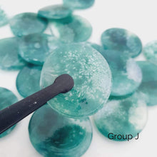 Load image into Gallery viewer, CONTACT US TO RECREATE THIS SOLD OUT STYLE Adorn Pacific x Hot Glass Earrings with Monstera Mother of Pearl Shell- FJD$ - Adorn Pacific - Earrings