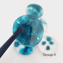 Load image into Gallery viewer, CONTACT US TO RECREATE THIS SOLD OUT STYLE Adorn Pacific x Hot Glass Earrings with Monstera Mother of Pearl Shell- FJD$ - Adorn Pacific - Earrings