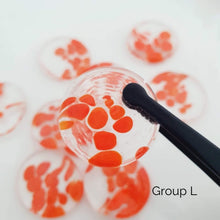 Load image into Gallery viewer, CONTACT US TO RECREATE THIS SOLD OUT STYLE Adorn Pacific x Hot Glass Earrings with Monstera Mother of Pearl Shell- FJD$ - Adorn Pacific - Earrings