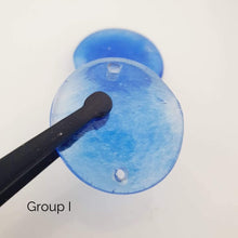 Load image into Gallery viewer, CONTACT US TO RECREATE THIS SOLD OUT STYLE Adorn Pacific x Hot Glass Hoop Earrings with hammered detail - FJD$ - Adorn Pacific - Earrings