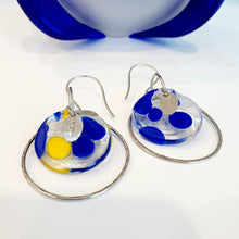 Load image into Gallery viewer, CONTACT US TO RECREATE THIS SOLD OUT STYLE Adorn Pacific x Hot Glass Hoop Earrings with hammered detail - FJD$ - Adorn Pacific - Earrings