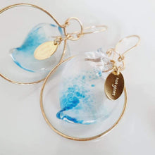 Load image into Gallery viewer, CONTACT US TO RECREATE THIS SOLD OUT STYLE Adorn Pacific x Hot Glass Wave Hoop Earrings - FJD$ - Adorn Pacific - Earrings