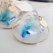 Load image into Gallery viewer, CONTACT US TO RECREATE THIS SOLD OUT STYLE Adorn Pacific x Hot Glass Wave Hoop Earrings - FJD$ - Adorn Pacific - Earrings