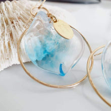 Load image into Gallery viewer, CONTACT US TO RECREATE THIS SOLD OUT STYLE Adorn Pacific x Hot Glass Wave Hoop Earrings - FJD$ - Adorn Pacific - Earrings