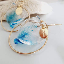 Load image into Gallery viewer, CONTACT US TO RECREATE THIS SOLD OUT STYLE Adorn Pacific x Hot Glass Wave Hoop Earrings - FJD$ - Adorn Pacific - Earrings