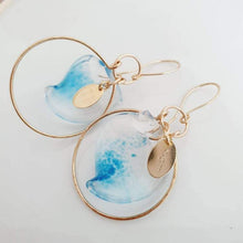 Load image into Gallery viewer, CONTACT US TO RECREATE THIS SOLD OUT STYLE Adorn Pacific x Hot Glass Wave Hoop Earrings - FJD$ - Adorn Pacific - Earrings