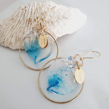 Load image into Gallery viewer, CONTACT US TO RECREATE THIS SOLD OUT STYLE Adorn Pacific x Hot Glass Wave Hoop Earrings - FJD$ - Adorn Pacific - Earrings