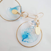 Load image into Gallery viewer, CONTACT US TO RECREATE THIS SOLD OUT STYLE Adorn Pacific x Hot Glass Wave Hoop Earrings - FJD$ - Adorn Pacific - Earrings