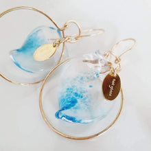 Load image into Gallery viewer, CONTACT US TO RECREATE THIS SOLD OUT STYLE Adorn Pacific x Hot Glass Wave Hoop Earrings - FJD$ - Adorn Pacific - Earrings