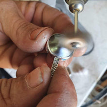 Load image into Gallery viewer, CONTACT US TO RECREATE THIS SOLD OUT STYLE Bezel set Mabe Pearl Necklace with Pasifika detail- 925 Sterling Silver FJD$ - Adorn Pacific - Necklaces