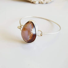 Load image into Gallery viewer, CONTACT US TO RECREATE THIS SOLD OUT STYLE Bezel Set Shell Bangle - 925 Sterling Silver FJD$ - Adorn Pacific - Bracelets