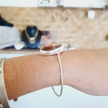 Load image into Gallery viewer, CONTACT US TO RECREATE THIS SOLD OUT STYLE Bezel Set Shell Bangle - 925 Sterling Silver FJD$ - Adorn Pacific - Bracelets