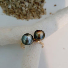 Load image into Gallery viewer, CONTACT US TO RECREATE THIS SOLD OUT STYLE Double Fiji Pearl Ring - 14k Gold Filled FJD$ - Adorn Pacific - Rings