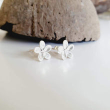 Load image into Gallery viewer, CONTACT US TO RECREATE THIS SOLD OUT STYLE Frangipani Stud Earrings - 925 Sterling Silver - FJD$ - Adorn Pacific - Earrings