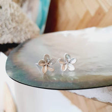 Load image into Gallery viewer, CONTACT US TO RECREATE THIS SOLD OUT STYLE Frangipani Stud Earrings - 925 Sterling Silver - FJD$ - Adorn Pacific - Earrings