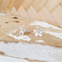 Load image into Gallery viewer, CONTACT US TO RECREATE THIS SOLD OUT STYLE Frangipani Stud Earrings - 925 Sterling Silver - FJD$ - Adorn Pacific - Earrings