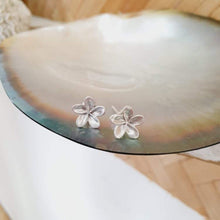 Load image into Gallery viewer, CONTACT US TO RECREATE THIS SOLD OUT STYLE Frangipani Stud Earrings - 925 Sterling Silver - FJD$ - Adorn Pacific - Earrings