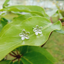 Load image into Gallery viewer, CONTACT US TO RECREATE THIS SOLD OUT STYLE Frangipani Stud Earrings - 925 Sterling Silver - FJD$ - Adorn Pacific - Earrings