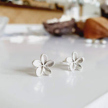 Load image into Gallery viewer, CONTACT US TO RECREATE THIS SOLD OUT STYLE Frangipani Stud Earrings - 925 Sterling Silver - FJD$ - Adorn Pacific - Earrings
