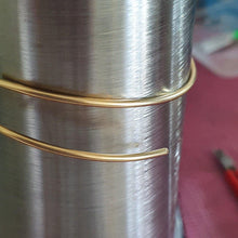 Load image into Gallery viewer, CONTACT US TO RECREATE THIS SOLD OUT STYLE One-Off Fiji Pearl & Nautilus Charm Cuff - 14k Gold Filled Cuff FJD$ - Adorn Pacific - Bracelets