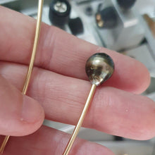 Load image into Gallery viewer, CONTACT US TO RECREATE THIS SOLD OUT STYLE One-Off Fiji Pearl & Nautilus Charm Cuff - 14k Gold Filled Cuff FJD$ - Adorn Pacific - Bracelets