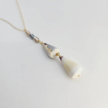 Load image into Gallery viewer, CONTACT US TO RECREATE THIS SOLD OUT STYLE Tahitian Keshi Pearl & Shell Lariat Y-Necklace - 14k Gold Fill FJD$ - Adorn Pacific - Necklaces