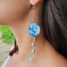 Load image into Gallery viewer, READY TO SHIP Adorn Pacific x Hot Glass Drop Earrings with Freshwater Pearls in 925 Sterling Silver - FJD$ - Adorn Pacific - Earrings